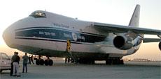 AN-124 Condor was on display at Meadows Field Oct. 26.