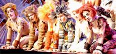 Actors perform in the Bakersfield Music Theatre production of Cats on April 12 at the Harvey Auditorium.