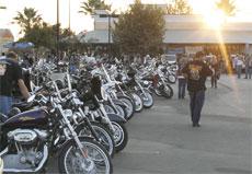 Motorcycles are set for the annual Support Our Troops ride
