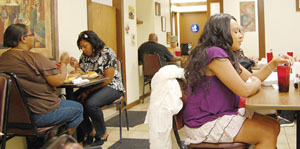 Patrons sit down to a soul food lunch at Js Place restaurant, located at 5141 Ming Ave on Nov. 7. Js Place is open Monday through Thursday, from 11a.m. - 8 p.m., and Friday and Saturday, 11a.m. - 9 p.m.