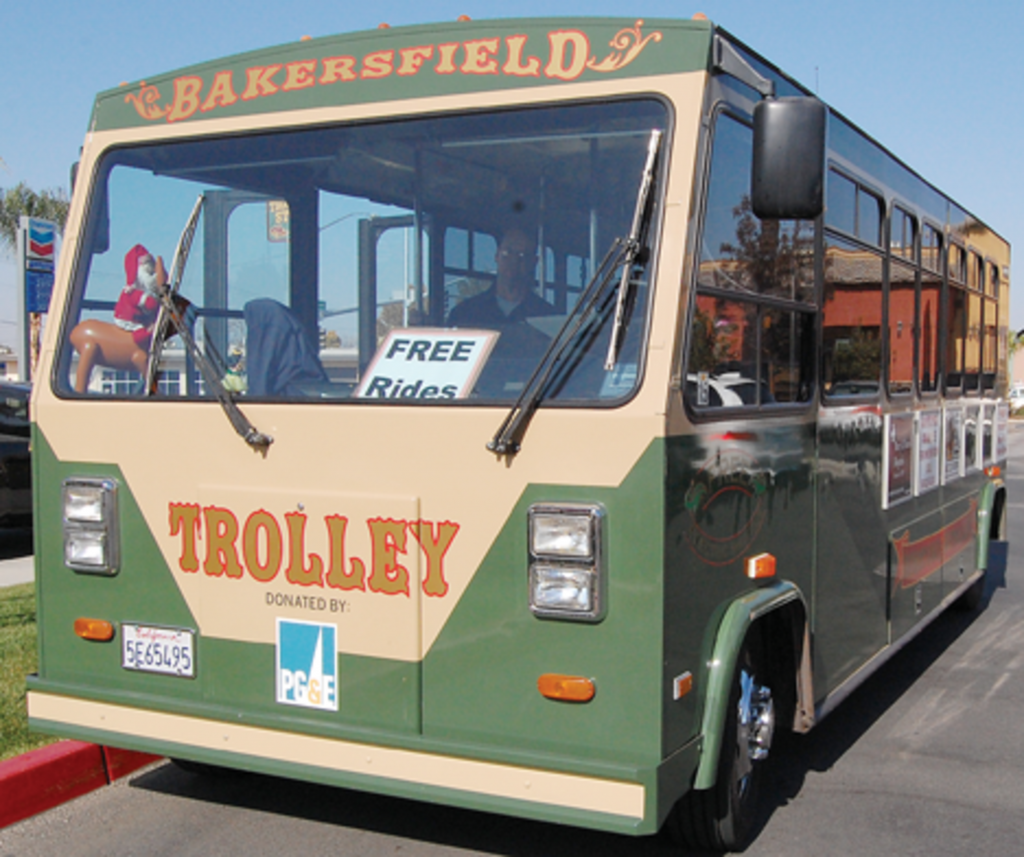 The trolley is a new addition to downtown Bakersfield. It runs Monday through Friday from 11 a.m. to 2 p.m.