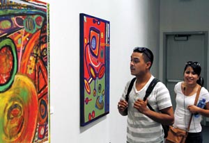 Art exhibit on campus showcases unique art