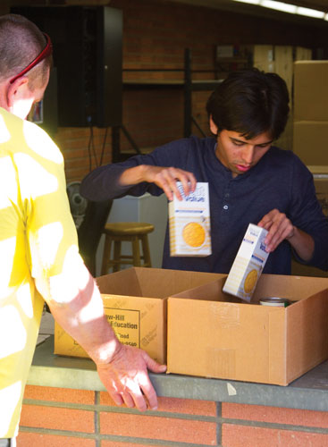 Pantry receives food donations
