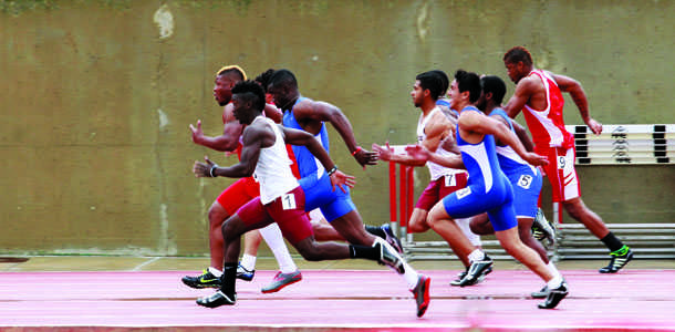 Track and field running to success
