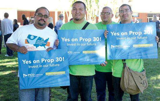 Rally held to inform students on Prop. 30