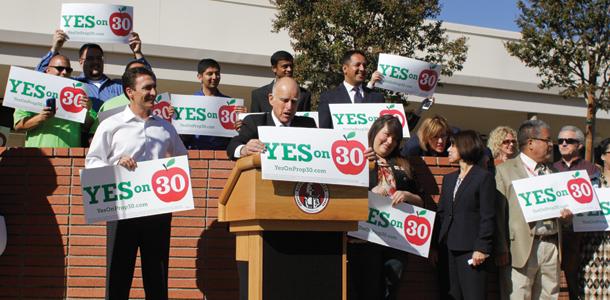 Jerry Brown visits BC, encourages a ‘yes’ vote on Prop. 30