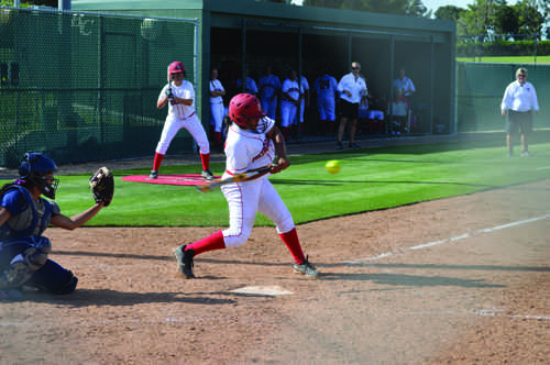 BC softball team struggles in doubleheaders