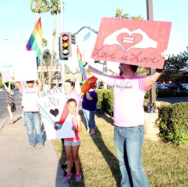 Marriage equality rally held in Bakersfield