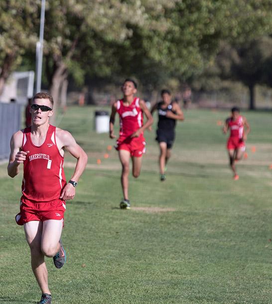 BCs Richard Timmermans finished second in the mens four-mile race in the Bakersfield Invitational on Sept. 25. 