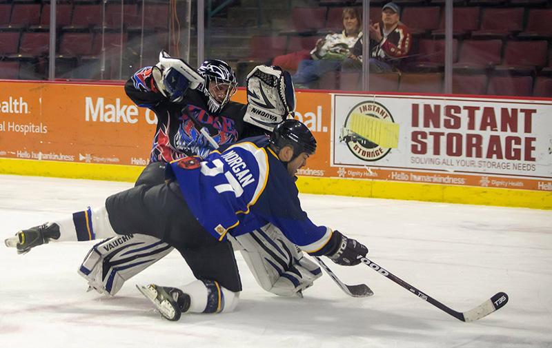 Firemen outrun the cops in charity game