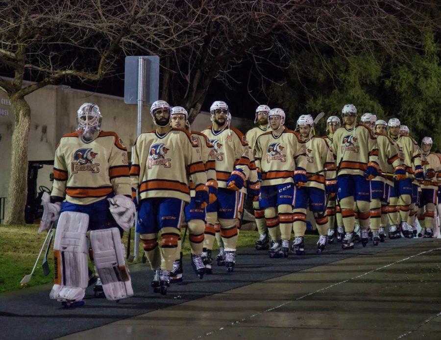 Memorial Stadium plays host to ice hockey