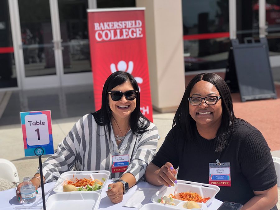 Presenters Fay Sandoval and La’Stevia Dixon from Edison School District spoke about “Teaching From the Heart” at the LETS Teach Conference workshop. 