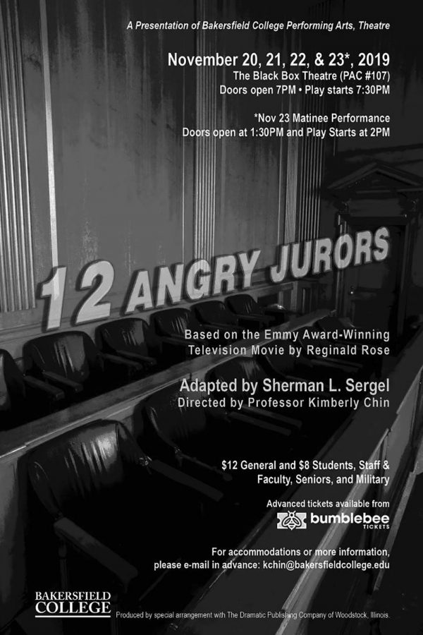 Promotional poster for 12 Angry Jurors.