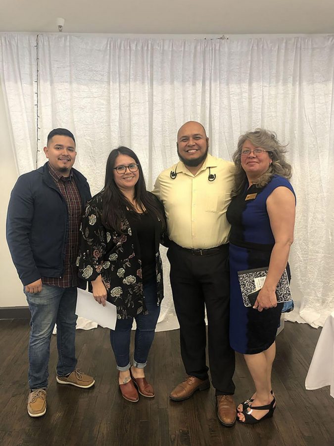 Co-Owner Fernando Rocha with trusted business associates before the venue opened. 