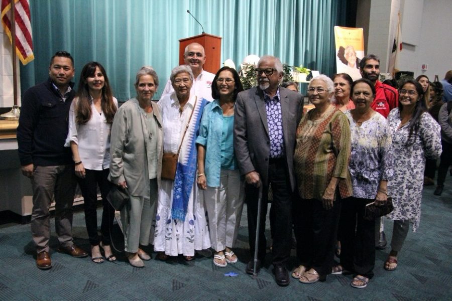 A photo includes BC President Sonya Christian, Director of Student of Student Life Nicky Damania and the rest of the planning committee for BC’s Peace Garden at the Gandhi celebration back in October 2019. Mahatma Gandhi’s grandson, Arun Gandhi was a guest speak at BC’s Delano Campus, thanks to the support of Naina Patel from the Patel Foundation.