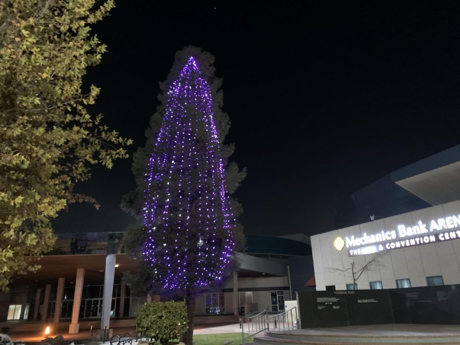 The+City+of+Bakersfield+officially+had+their+Christmas+tree+lighting+at+Mechanics+Bank+Arena%2C+December+2020.+