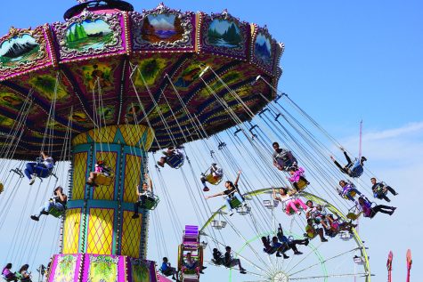swing ride at Kern County Fair