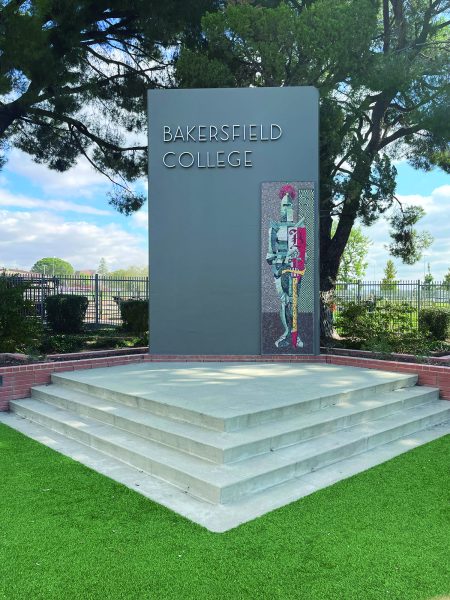 Bakersfield College Renegade sign at Panorama and Haley. BC has a history spanning over 110 years, solidifying its role within our community as a true cornerstone of opportunity and possibility. It continues to do so, serving over 40,000 students this year alone.