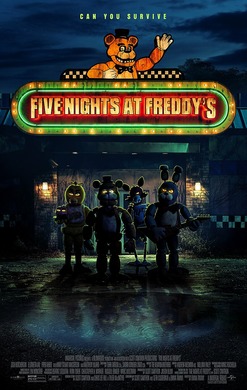 Five Nights at Freddys movie poster.