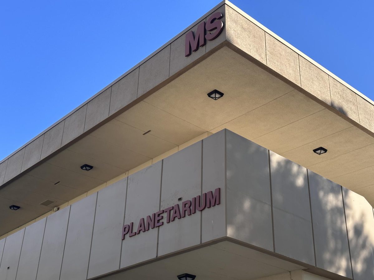 The BC Planetarium is located on the second floor of the MS building in room 112.