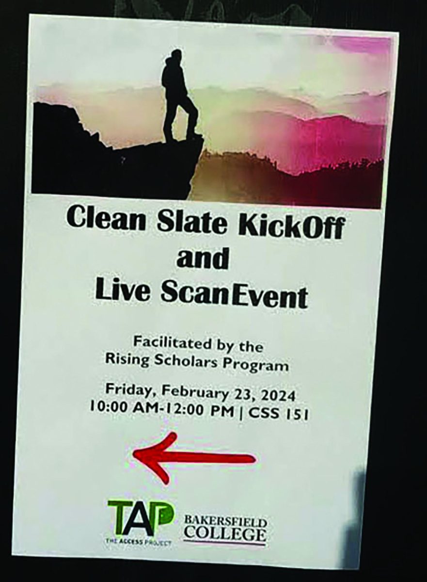 Sign outside of the Clean Slate event points the way                                                                                                                                                                                                   